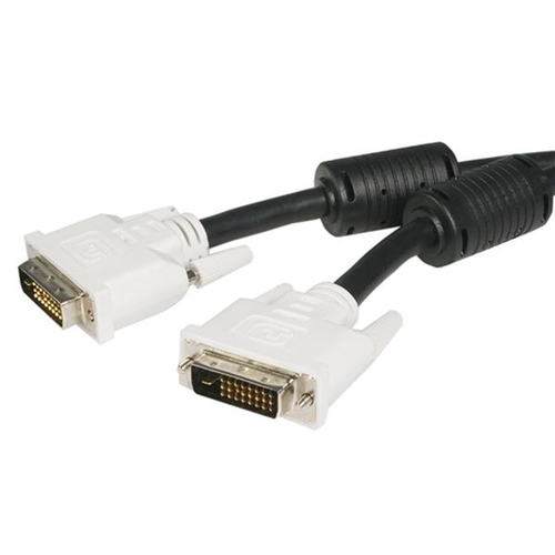 DVIDDMM6 StarTechcom Cable de 18m DVI-D de Doble Enlace - Cable de Vídeo Digital para Monitor DVI-D Macho a Macho - Negro - 2560x1600 - Cable DVI - enlace doble - DVI-D M a DVI-D M - 18 m - negro - para P/N BNDDKTCHVPRS CDP2DVIDP CDPVDHMDPDP DKT30CHCPD MDP2DVID2 RKCOND17HD SV431DL2DU3A