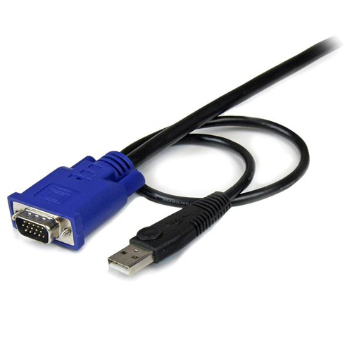 StarTech.com 4,5m USB VGA KVM Kabel 2-in-1 - Schwarz