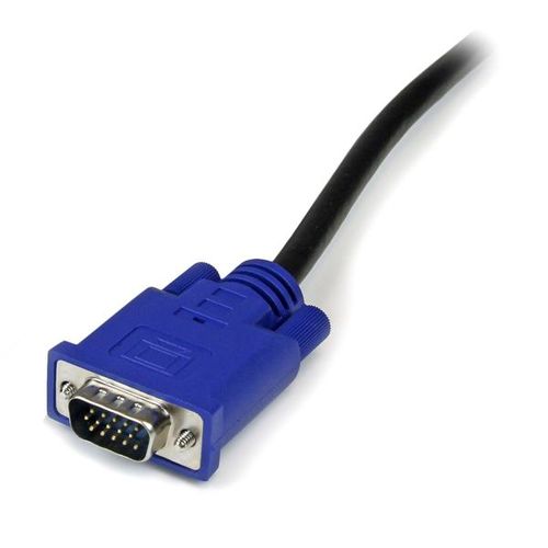 StarTech.com 4,5m USB VGA KVM Kabel 2-in-1 - Erster Anschluss: 1 x Typ A Stecker USB - Zweiter Anschluss: 1 x HD-15 Stecke