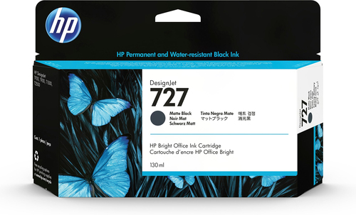 Tusz HP 727 130 ml Matte Black B3P22A