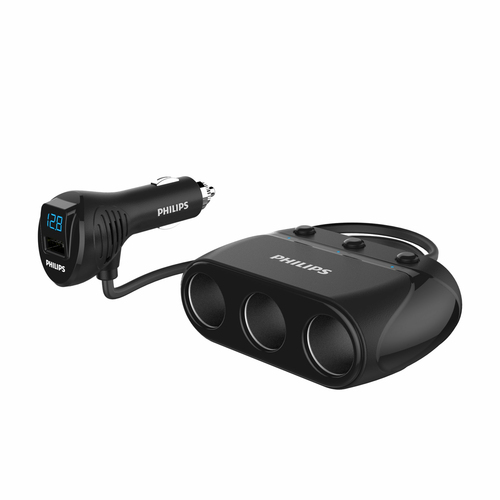 Philips DLP2019/93 mobile device charger GPS, Mobile phone, Smartphone, Tablet, Universal White Cigar lighter Auto – image 2