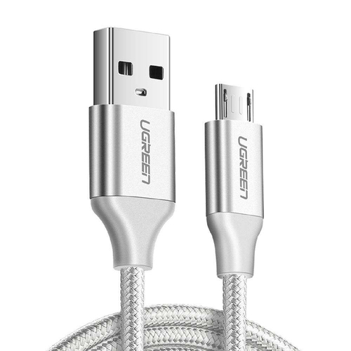 Ugreen 60151 USB кабель 1 m USB A Micro-USB B 0,48 Gbit/s Белый
