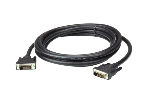 ATEN 2L-7D03DD DVI-Kabel 3 m DVI-D Schwarz