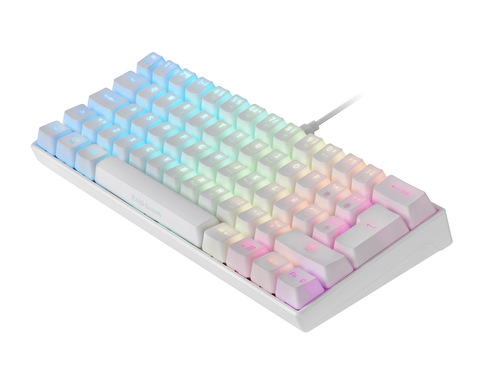 Mars Gaming MKMINIWRFR Ultra-Compact Mechanical Keyboard Full RGB Chroma Switch OUTEMU PRO Red White French Language – image 4