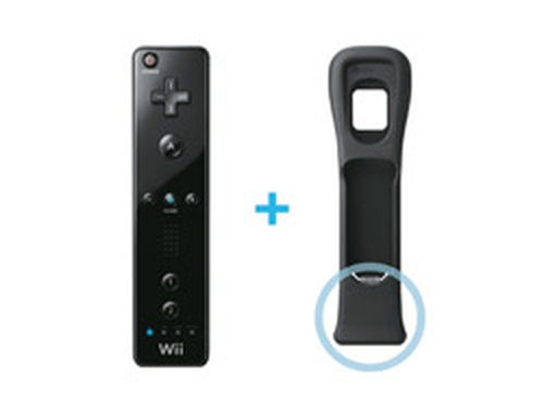Nintendo Wii Remote Controller + Wii Motion Plus, Black
