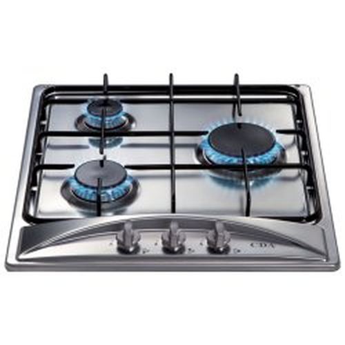 CDA HCG450SS hob Stainless steel Built-in Gas 3 zone(s)