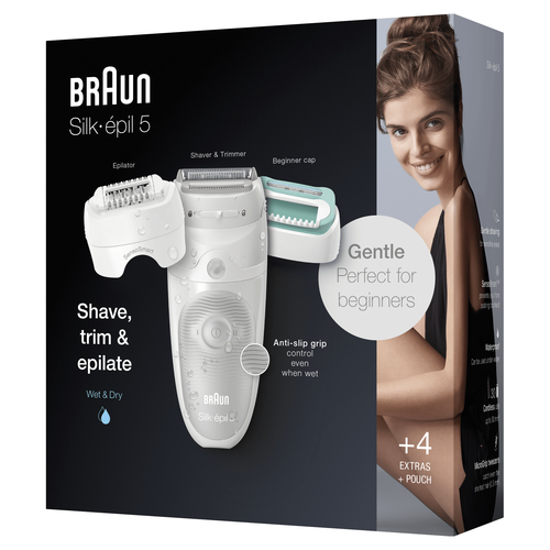 Braun Silk-épil 5 81770430 epilator 28 tweezers White – image 4
