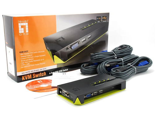 LevelOne ViewCon KVM-0422 - KVM  USB switch, afbeelding 3