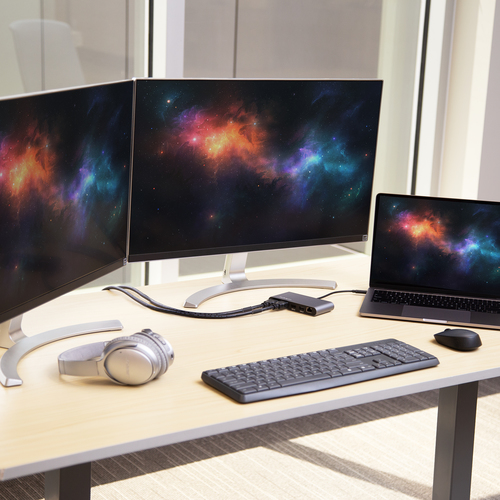 StarTech.com Dual 4K Monitor Mini Thunderbolt 3 Dock with HDMI - Mac & Windows Docking Station - Discontinued, Limited Stock, & Replaced by TB3DKM2HDL (TB3DKM2H – image 4