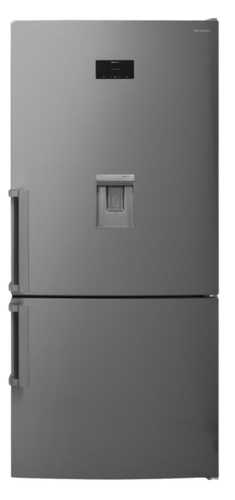 Sharp SJ-NBA35CHDIE fridge-freezer Freestanding Stainless steel