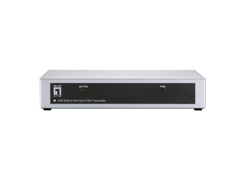LevelOne AVE-9304 4-port LR Cat.5 A/V Transmitter Video/audio ekspander – billede 2
