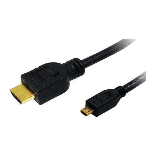 LogiLink High Speed with Ethernet HDMI-kabel med Ethernet 2m