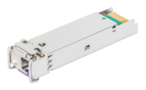 Intellinet Gigabit Fiber WDM Bi-Directional SFP Optical Transceiver Module 1000Base-BX-U (LC) Single-Mode Port, 120 km (75 mi.), BiDi WDM (RX1550/TX1490), MSA-c – image 3