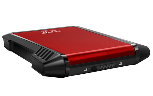 ADATA EX500 Carcasa de disco duro/SSD Negro, Rojo 2.5" imagen 2
