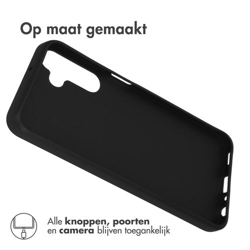 Accezz Color Backcover Samsung Galaxy A25 (5G) - Zwart, afbeelding 3
