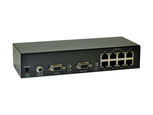 LevelOne 8-Port VGA Audio over Cat.5 Transmitter, 300m – image 2