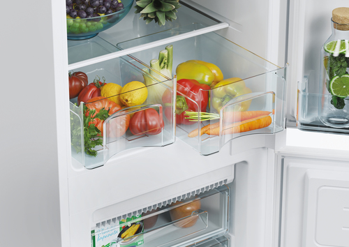 Candy CB50N518EK 177cm 50/50 Integrated Total No Frost Fridge Freezer with Sliding Door Hinge - White - E Rated, White - image 7