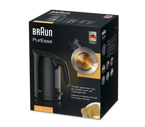 Braun WK3100 Waterkoker Zwart, afbeelding 2