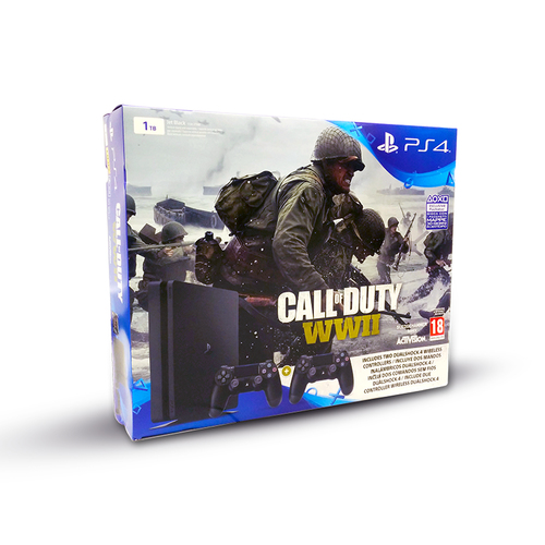 Sony Interactive Entertainment PlayStation 4 + Dualshock 4 + Call of Duty WWII