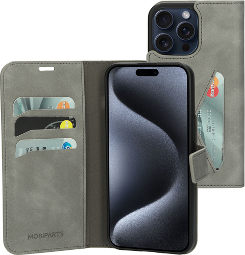 Kenmerken: Classic Wallet Case met extra opbergvak aan de achterkant Tijdloze kleur Granite Grey: gemaakt voor de moderne levensstijl. Het ontwerp