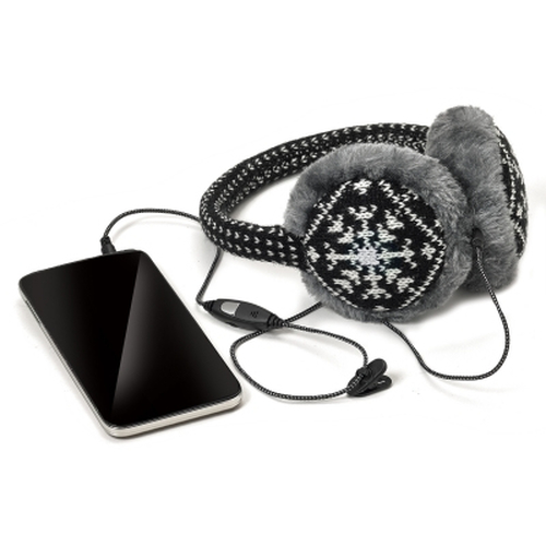 Celly MUFFW01B headphones/headset Wired Head-band Calls/Music Grey, White