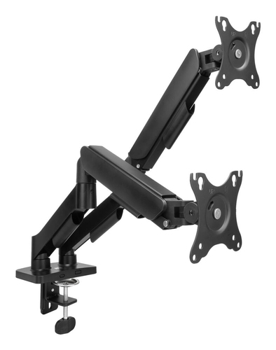 ACT Connectivity Monitorarm met gasveer, 2 monitoren tot 35 inch