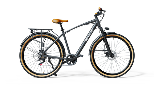 Sharp BK-DM03-EB electric bicycle Black, Brown Steel 20