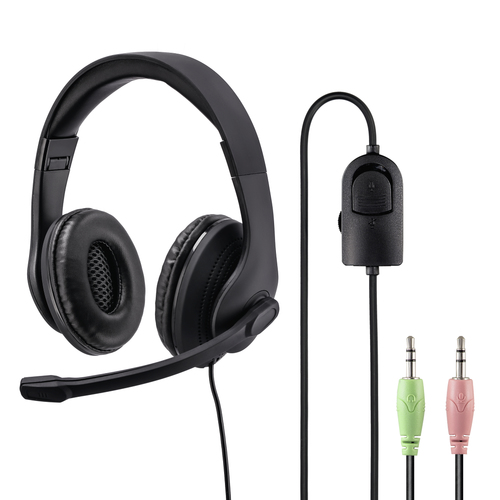 Hama HS-P200 Headset Wired Head-band Office/Call center Black