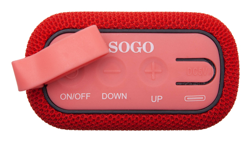 Sogo ALT-SS-8570 portable/party speaker Red – image 3