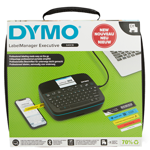LABELMANAGER EXECUTIVE 640 CB QWERTY KITCASE
