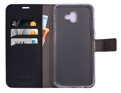 Mobiparts Saffiano Wallet Case Samsung Galaxy J6 Plus (2018) Black – image 4