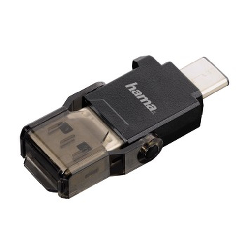 Hama 00124021 card reader USB/Micro-USB Black