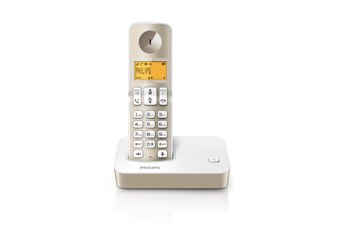 Philips D2001MMX/38 telephone DECT telephone Caller ID Champagne – image 2