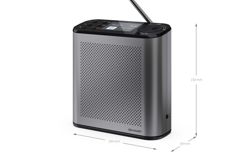 Sharp Osaka Portable Digital Grey – image 4
