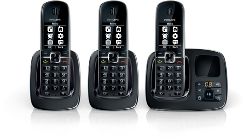 Philips Perfect sound CD4953B/22 telephone DECT telephone Caller ID Black – image 2