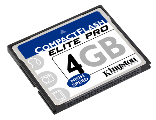 Kingston Technology 4096MB CompactFlash Elite Pro Card (Single Level Cell)