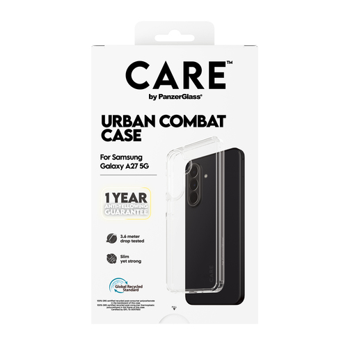 PanzerGlass CARE™ by PanzerGlass® Urban Combat Case Transparent w. Clear Frame Samsung Galaxy A27 – image 3
