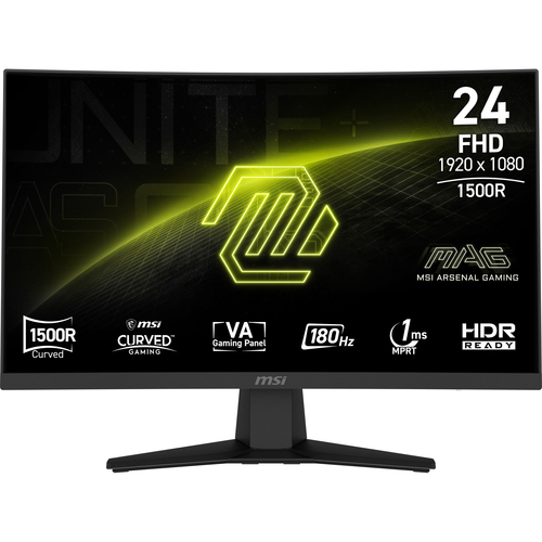 MSI MAG 244C монитор для ПК 59,9 cm (23.6") 1920 x 1080 пикселей Full HD ЖК Черный