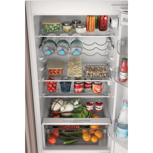 Indesit Push&Go INC18D011B1 70/30 Integrated Fridge Freezer - Sliding Hinge, White - image 6