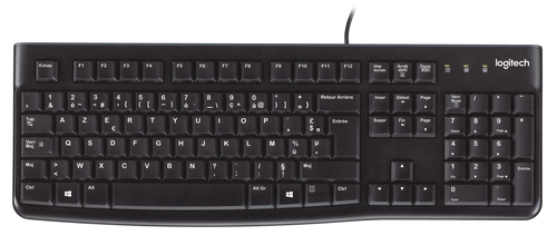 Logitech Keyboard K120 for Business [FR] black/noir