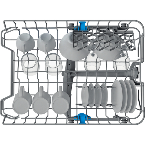 Indesit IN2FE10CS90SUK Slimline Dishwasher - Silver - E Rated, Silver - image 7