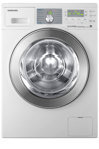 Samsung WD0804W8E washer dryer Freestanding Front-load White