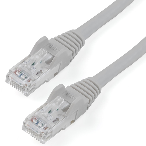 10FT GRAY CAT6 ETHERNET CABLE DELIVERS MULTI GIGABIT 1/2.5/5GBPS & 10GBPS UP TO
