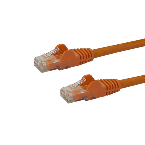 N6PATCH1OR CABLE RED DE 30CM NARANJA CAT6  6 ETHERNET GIGABIT SIN ENGANCHES