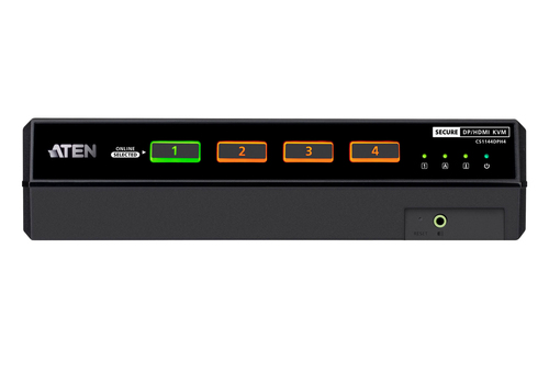 ATEN 4-poorts USB 5K DisplayPort/HDMI universele beveiligde KVM-switch voor twee displays (PSD PP v4, afbeelding 2