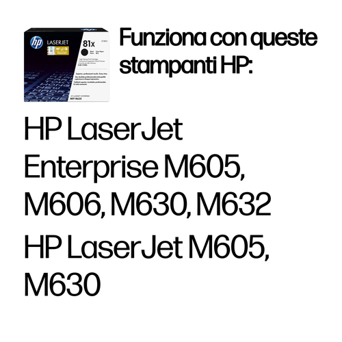HP 81X – Toner nero originale