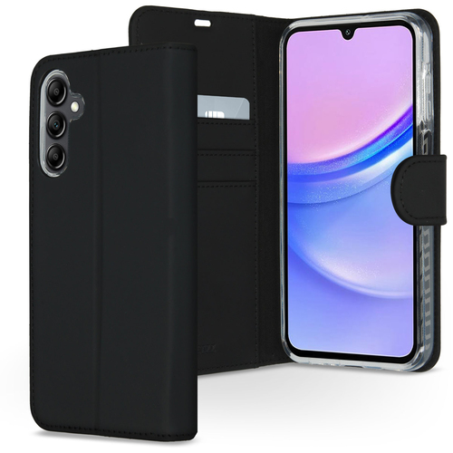 Accezz Wallet Softcase Bookcase Samsung Galaxy A15 (5G/4G) Telefoonhoesje Zwart