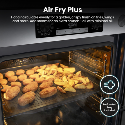 Hisense Hi4 BSA66221AXUK Built In Electric Single Steam Add Plus Oven - Stainless Steel – image 8