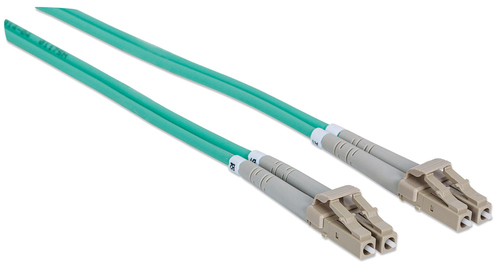 Intellinet LWL aansluitkabel LC/LC 5m Multimode OM3 aqua, afbeelding 2
