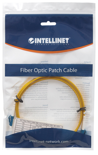 Intellinet LWL aansluitkabel LC/LC 2m Singlemode OS2 geel, afbeelding 4